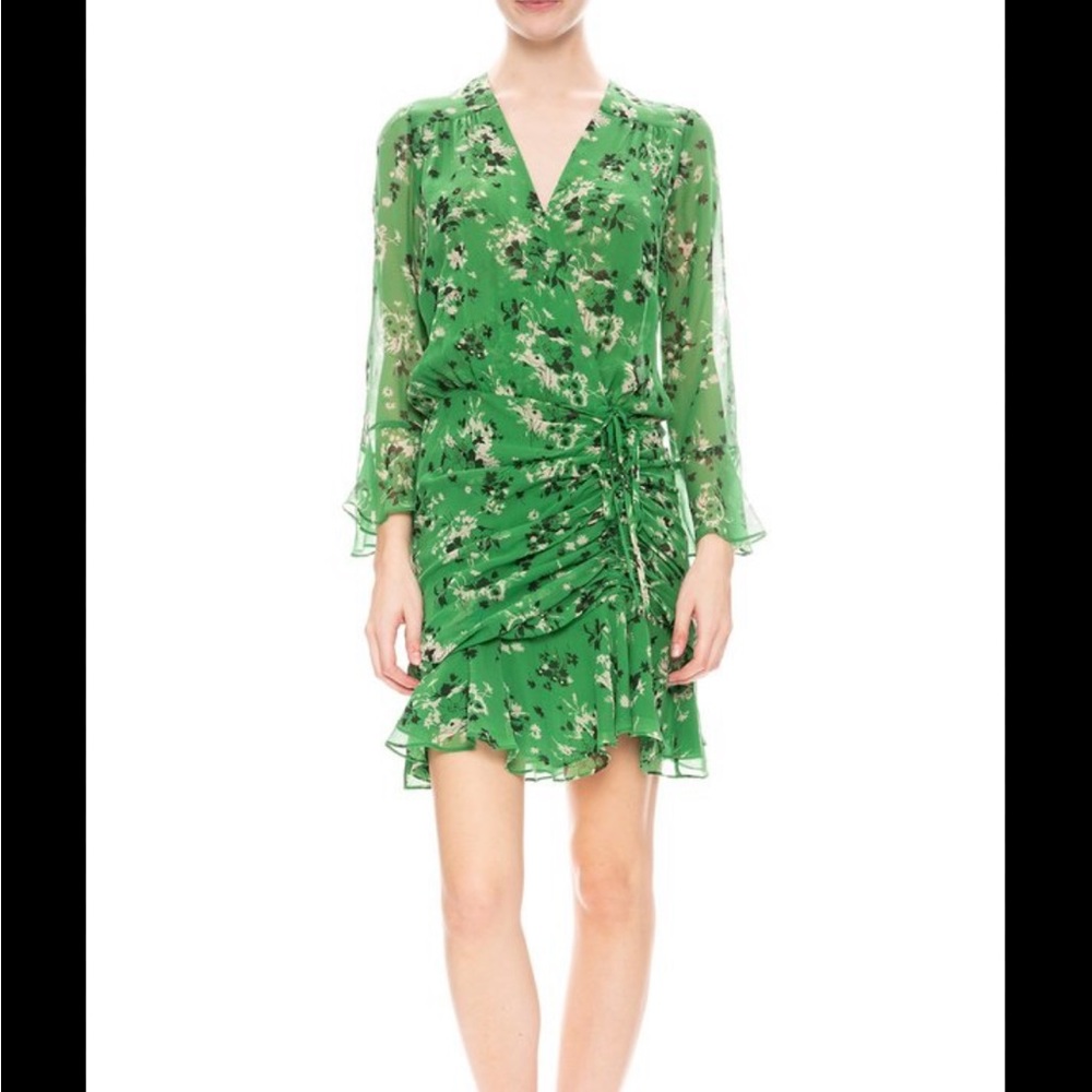 Veronica Beard Sean Dress in Green Multi